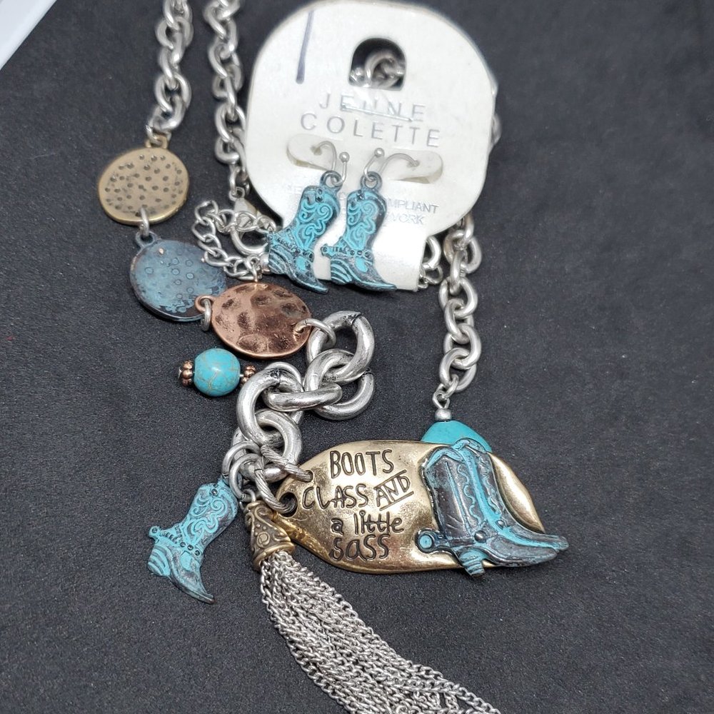 Jeune Colette Jewelry Set Earrings and Necklace 20